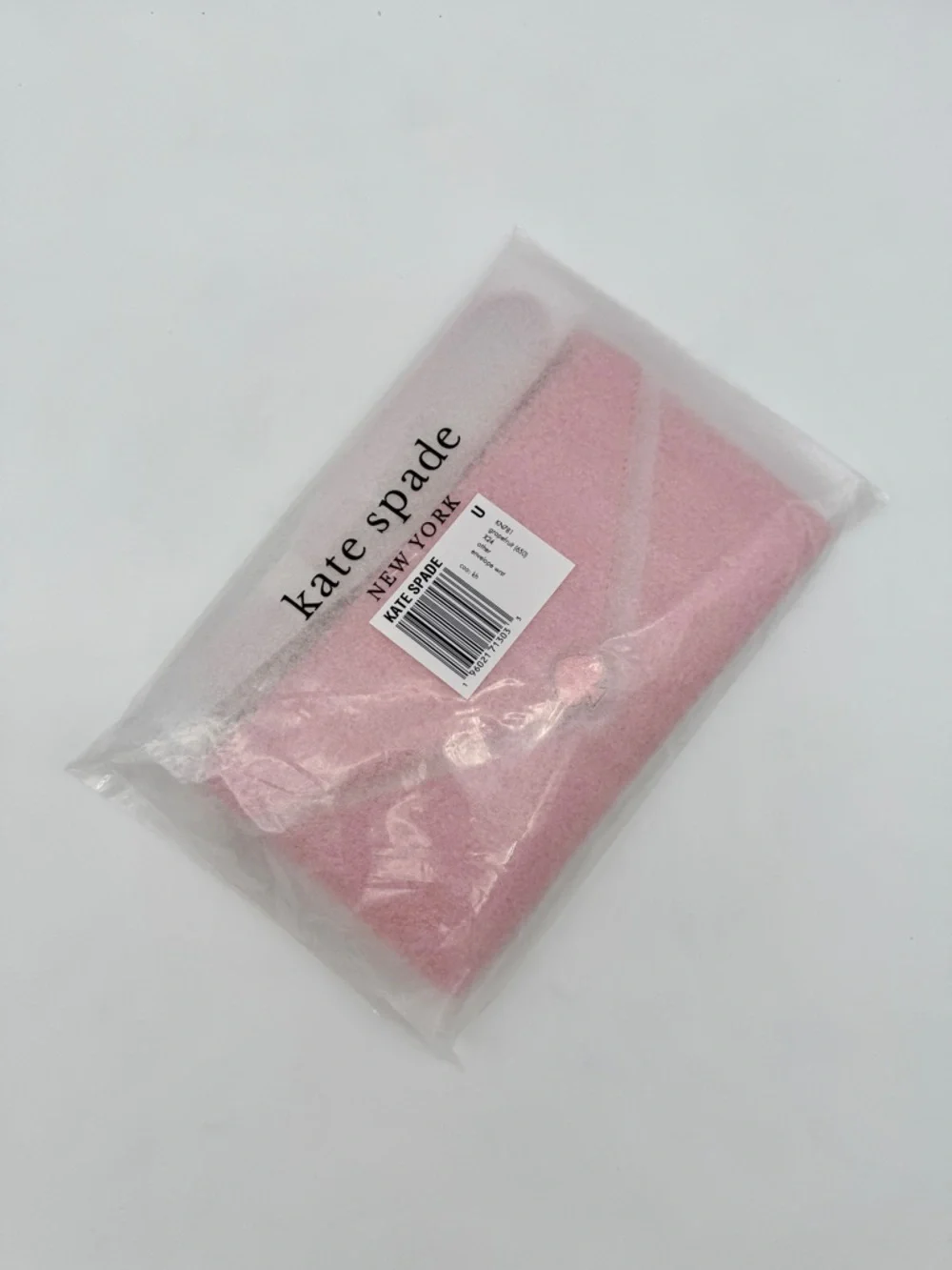 Kate Spade Yours Truly Envelope Wristlet Grapefruit Soda Pink